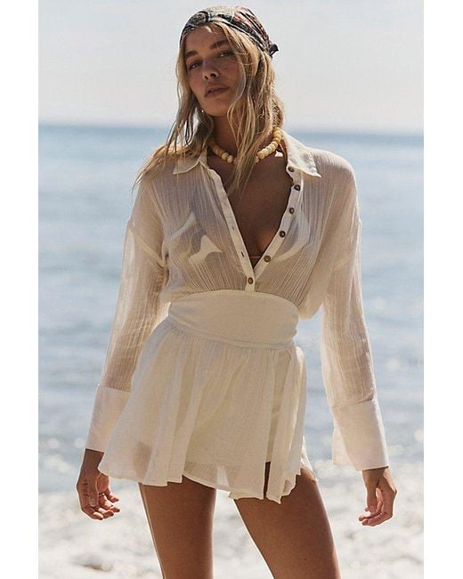 free-est Brown Linden Romper By