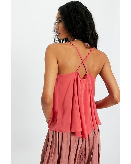 Free People Red Margaux Tank Top
