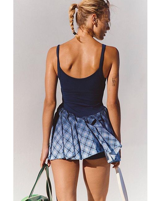 Fp Movement Blue Swing Of Things Printed Skortsie