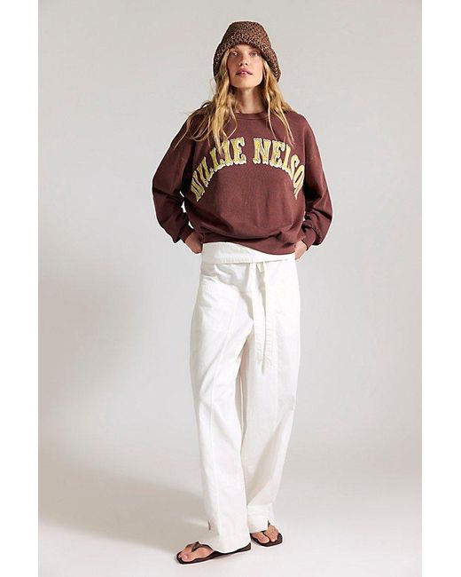 Daydreamer Multicolor Willie Nelson Oversized Pullover