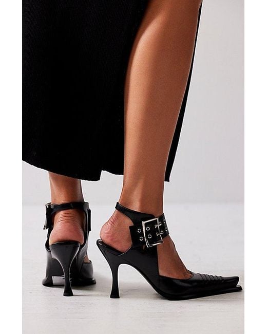 Jeffrey Campbell Black Presley Pointed Heels
