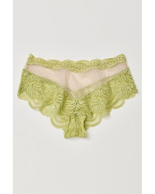 Intimately By Free People Brown Midweek Dance Mesh Hipster Undies By