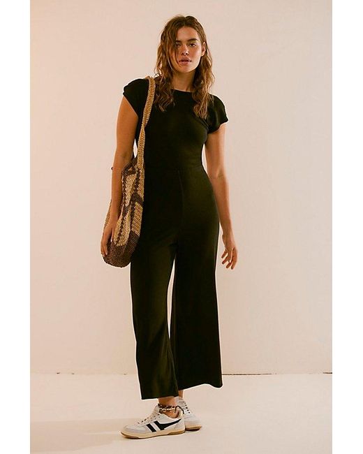 Free People Black Willow One-piece