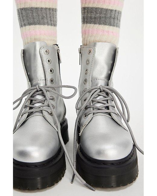 Dr. Martens Metallic Jadon Lace-Up Boots