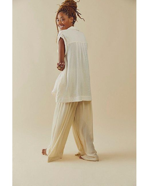 free-est Natural Not So Basic Shirtdress Tunic By