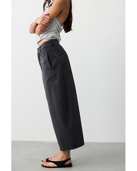 Free People Black We The Free Lay Down Chino Trousers