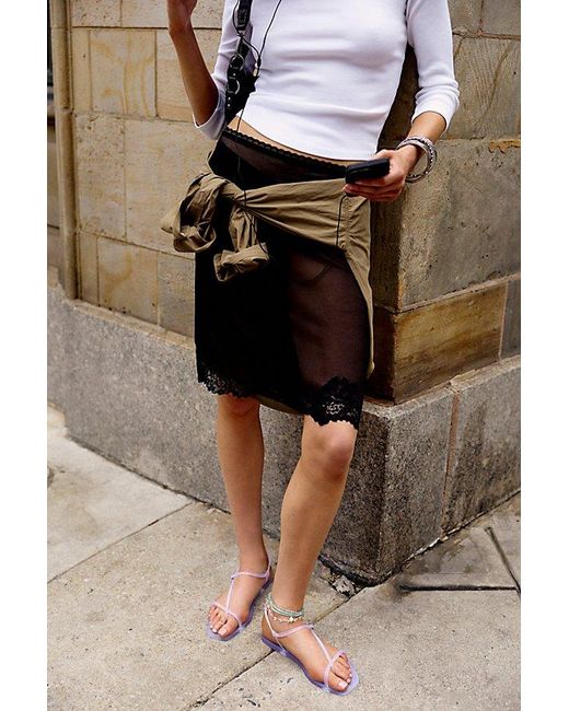 FP Vegan Collection Brown Rush Jelly Sandals By