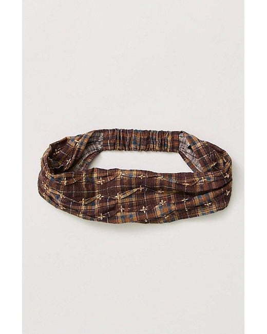 Free People Brown Kaia Soft Headband