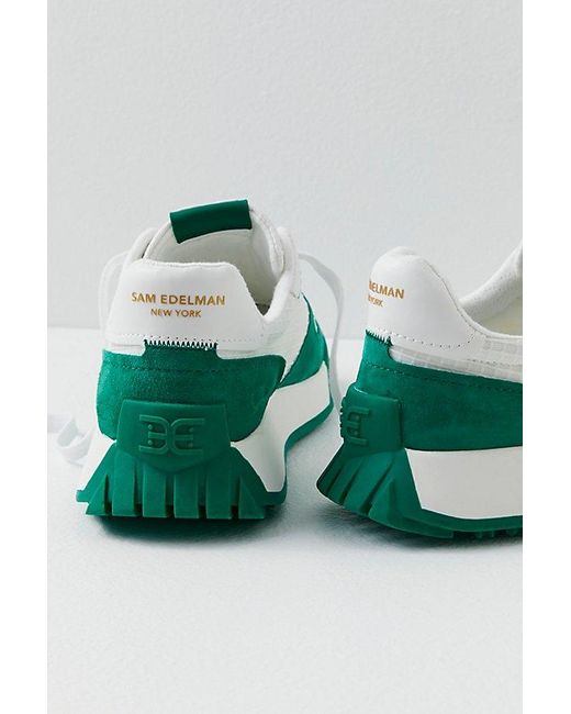 Sam Edelman Green Layla Sneakers