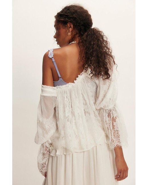 Free People Natural Fairy Girl Blouse