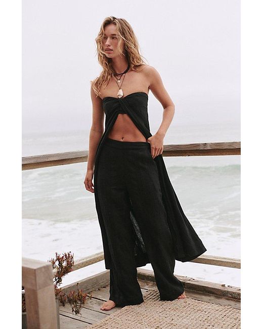 free-est Black Banita Co-Ord By