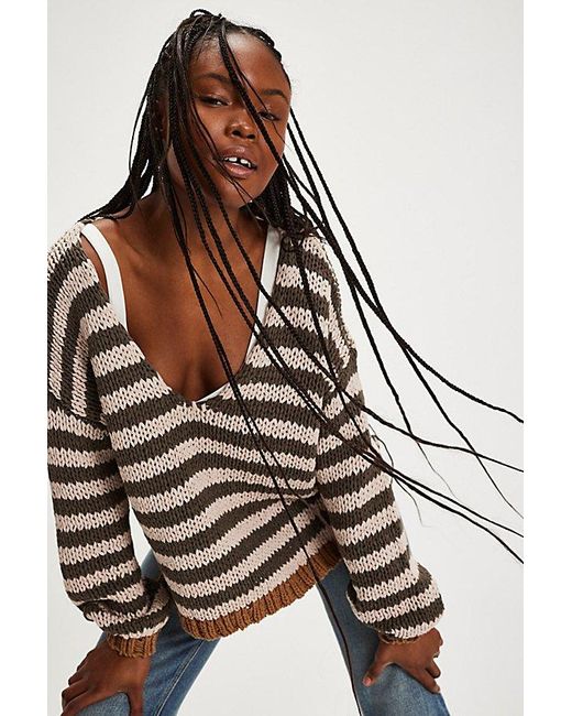 Free People Black Portland Pullover