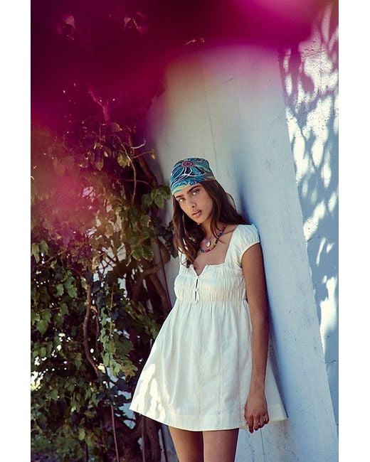 Free People Multicolor Nina Babydoll Mini Dress
