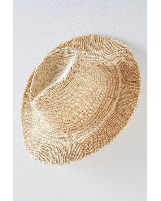 Free People White Soft Spoken Packable Hat