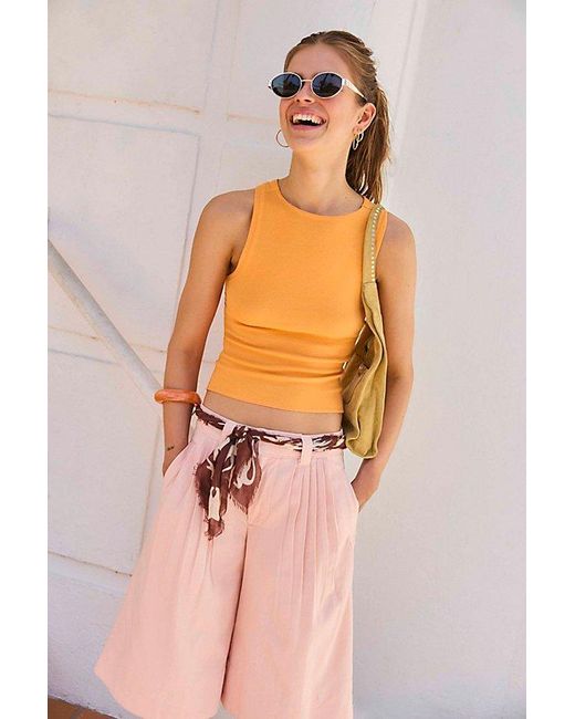 Free People Pink Take It Easy Tank