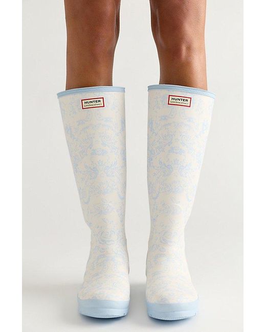 Hunter Blue X Loveshackfancy Tall Wellies