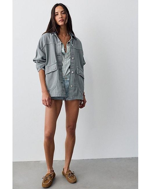Free People Blue Lemon Denim Jacket