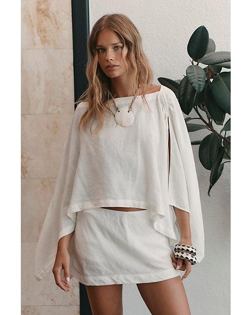 free-est White My Little Micro Mini Skort By