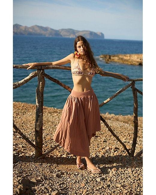 free-est Multicolor Annette Tee Skirt Set