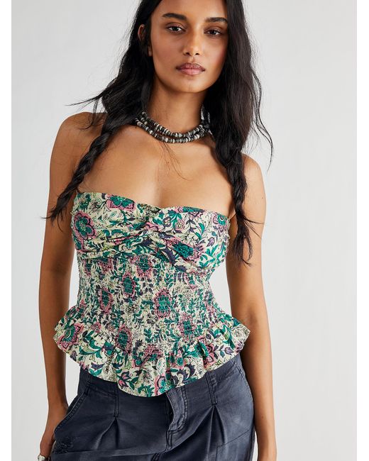 Free people deals strapless top