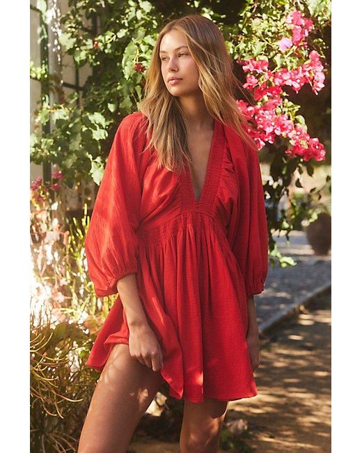 Free People Red For The Moment Mini