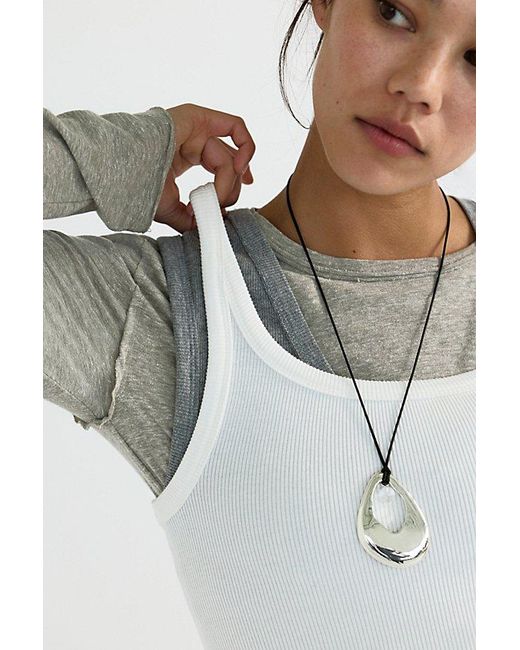 Free People Natural Kori Pendant Necklace