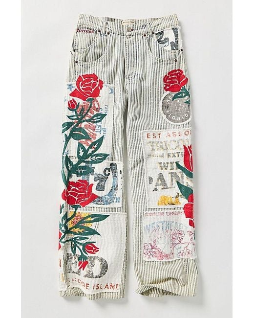 Free People Blue Lost And Found Boyfriend Jeans