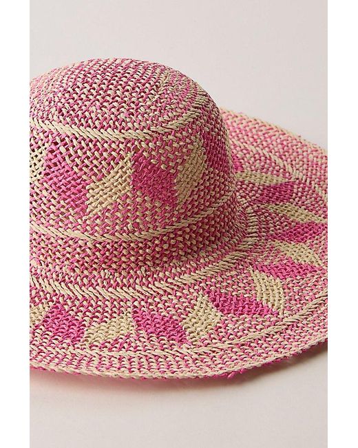 Free People Pink Waves Forever Floppy Hat