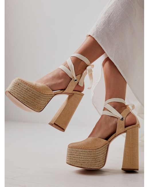 Free People Brown Nala Casual Platforms