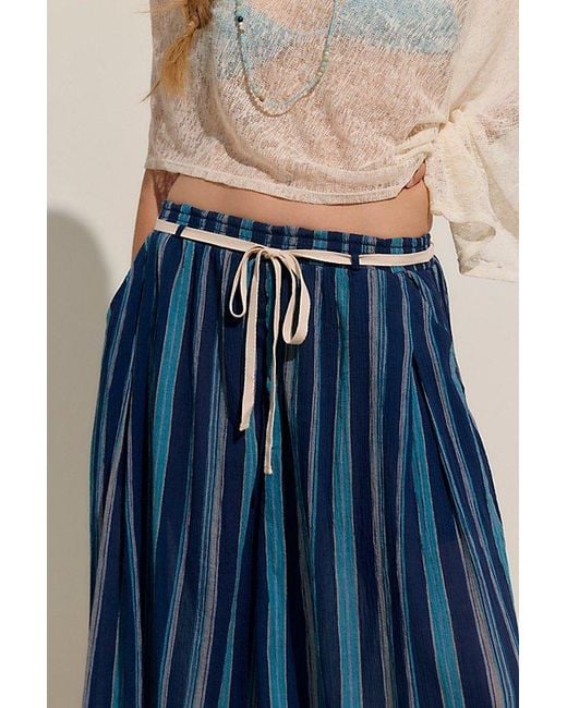 free-est Blue Sea Bloom Pants By