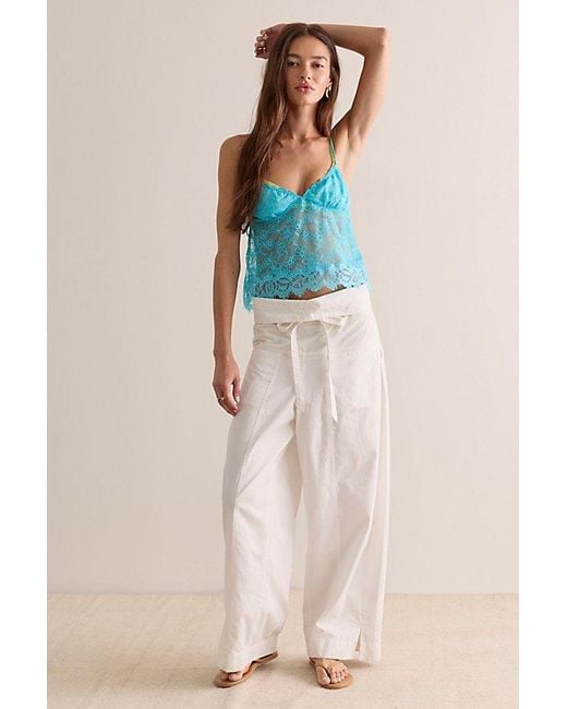 Free People Blue Bare Intentions Cami By