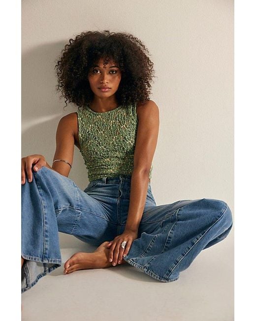 Free People Laney Set in Green | Lyst