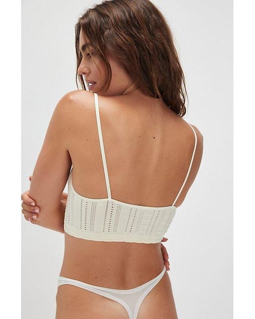 Intimately By Free People Blue Heirloom Seamless Bralette By