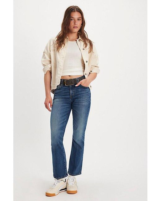 Edwin Blue Lark Ankle Bootcut Jeans