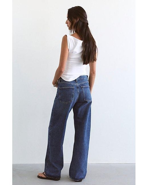 Agolde Blue Long Arc Jeans