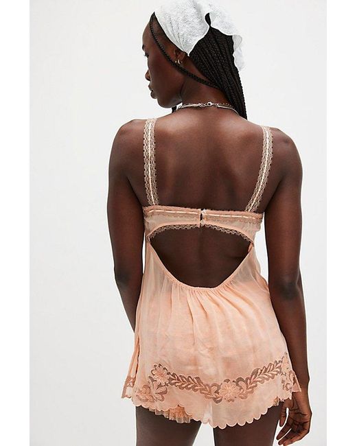 Free People Brown You'Re My Thrill Top