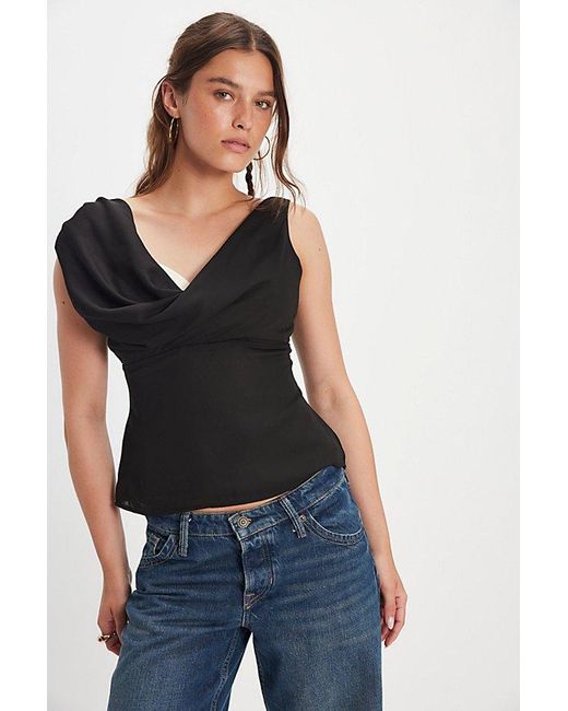 REMAIN STUDIO Black Maggie Top