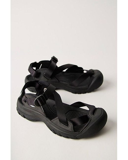 Keen Black Zerraport Ii Sandals