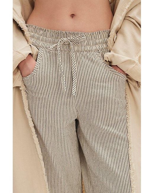 Free People Natural Something Good Pull-On Barrel Pants