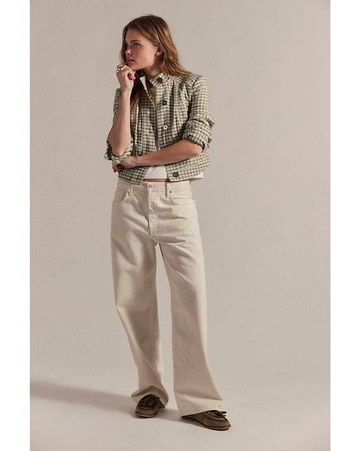 Free People Brown Point It Blind Jacket