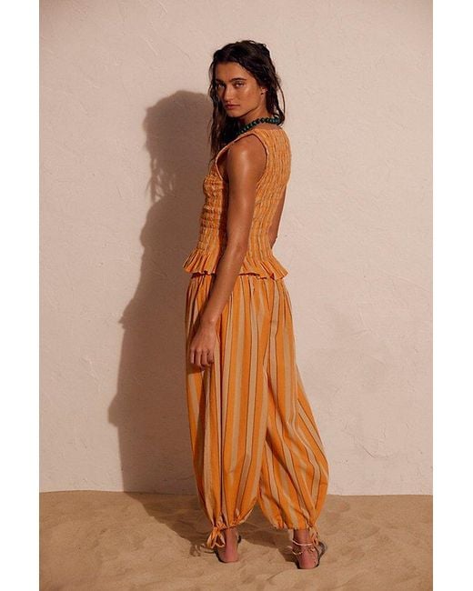 Free People Brown Wild Summer Set By
