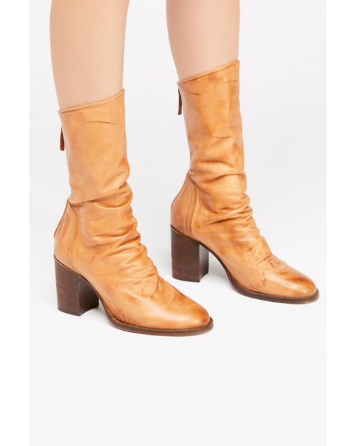 elle block heel boot free people