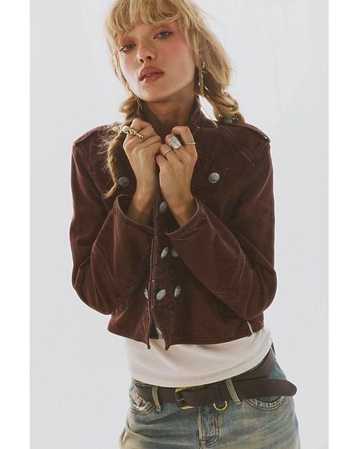 Free People Multicolor Ryland Band Jacket
