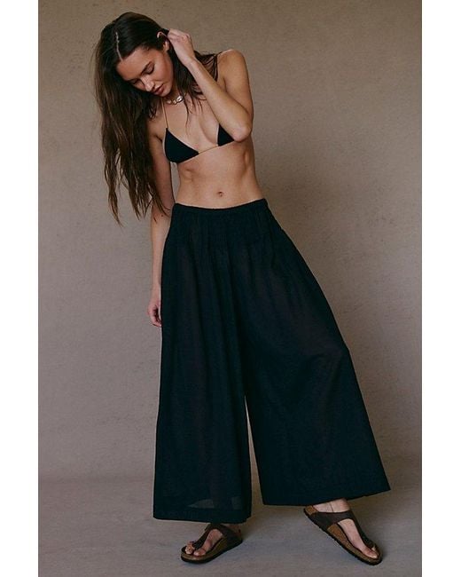 Free People Rising Sun Pants in Black | Lyst