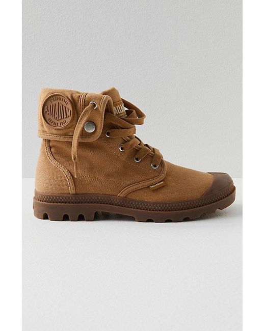 Palladium Brown Baggy Boots At Free People In Woodlin, Size: Us 7