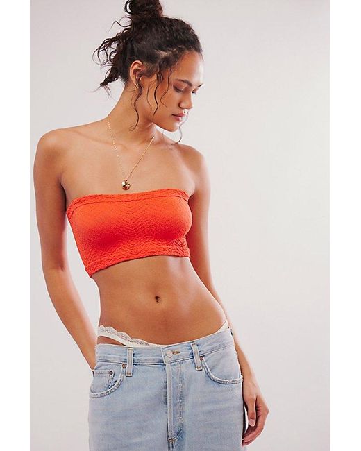 Intimately By Free People Red Frankie Bandeau