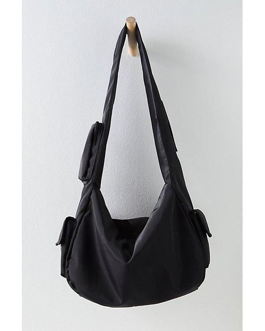 Free People Black Parlay Puffer Carryall