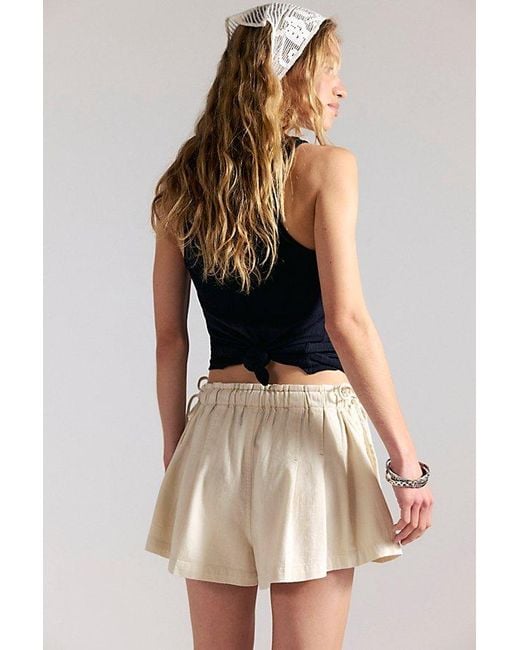 Free People Black Croquet Shorties
