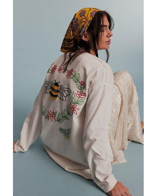 Free People White We The Free Never Leaf Me Tee