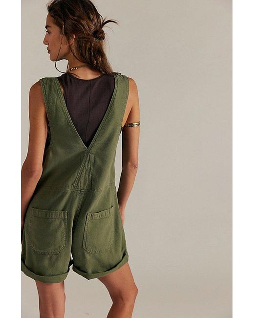 Free People Green We The Free Jude Shortalls